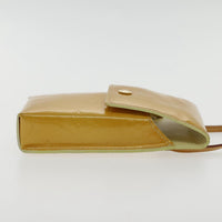 Louis Vuitton Walker Wallet Monogram Vernis Yellow Patent_Leather Clutche & Pouche Bag (Pre-Loved)