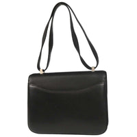 Hermes Constance Bag Chamonix Black Leather Shoulder Bag Bag (Authentic Pre-Loved)