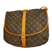 Louis Vuitton Louis Vuitton Saumur Handbag Monogram Canvas Brown Canvas Shoulder Bag Bag (Pre-Loved)