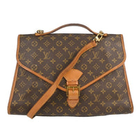 Louis Vuitton Louis Vuitton Beverly Briefcase Monogram Canvas Brown Canvas Briefcase Bag (Pre-Loved)