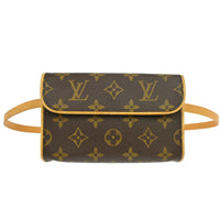 Louis Vuitton Louis Vuitton Florentine Waist Bag Monogram Canvas Brown Canvas Clutche & Pouche Bag (Pre-Loved)