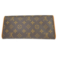 Louis Vuitton Twin Handbag Monogram Canvas Brown Canvas Clutche & Pouche Bag (Authentic Pre-Loved)