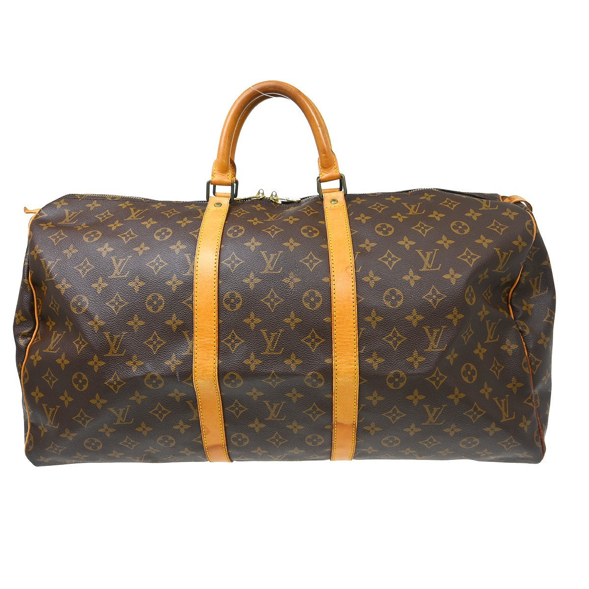 Louis Vuitton Louis Vuitton Keepall Bag Monogram Canvas Brown Canvas Travel Bag Bag (Pre-Loved)