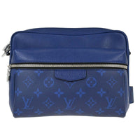 Louis Vuitton Outdoor Bumbag Monogram Taigarama Blue Leather Shoulder Bag Bag (Authentic Pre-Loved)