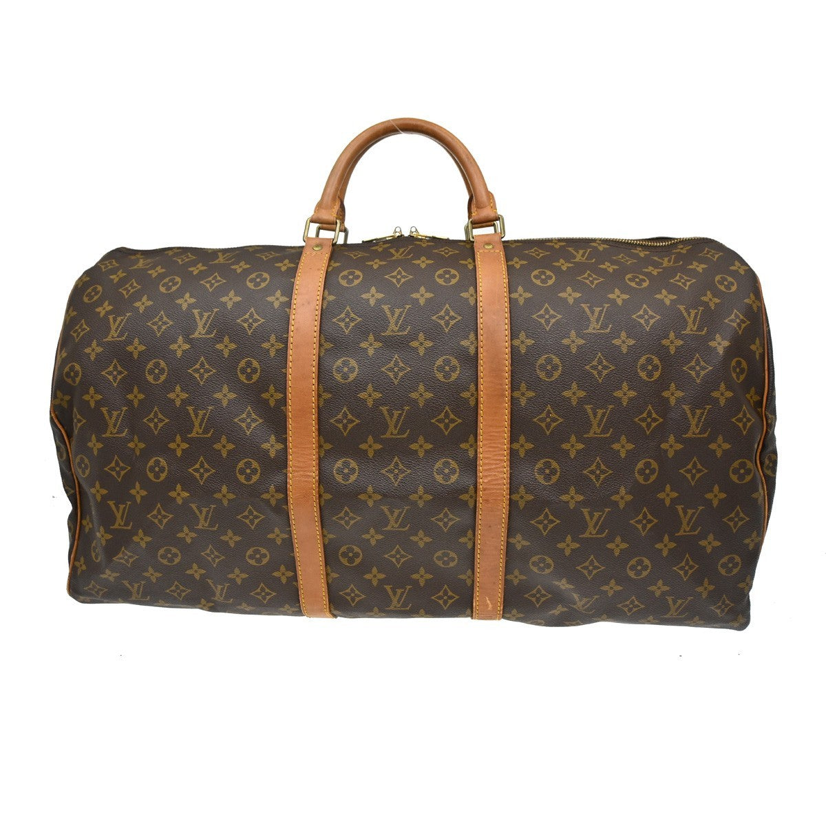 Louis Vuitton Louis Vuitton Keepall Bag Monogram Canvas Brown Canvas Travel Bag Bag (Authentic Pre-Loved)
