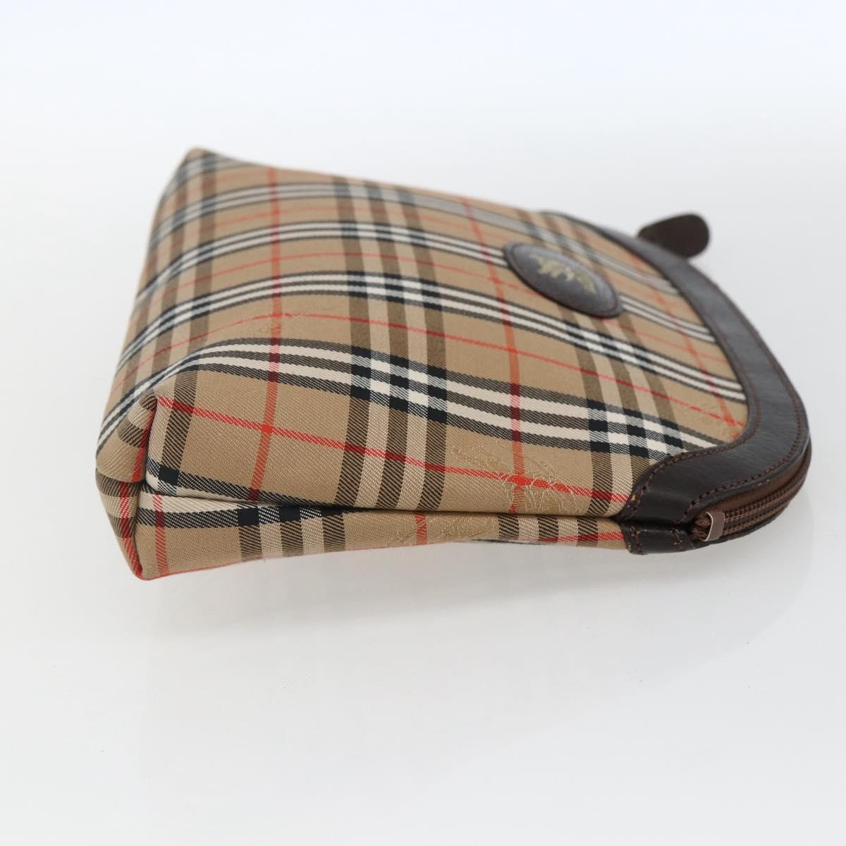 Burberry Nova Check Pochette Canvas Beige Canvas Clutche & Pouche Bag (Pre-Loved)
