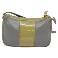 Salvatore Ferragamo Salvatore Ferragamo Vala Shoulder Bag Leather Gray Leather Shoulder Bag Bag (Pre-Loved)
