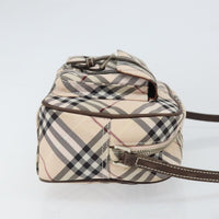 Burberry Nova Check Blue Label Nylon Beige Nylon Shoulder Bag Bag (Authentic Pre-Loved)