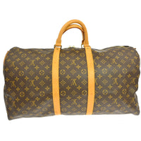 Louis Vuitton Louis Vuitton Keepall Bandouliere Bag Monogram Canvas Brown Canvas Travel Bag Bag (Pre-Loved)
