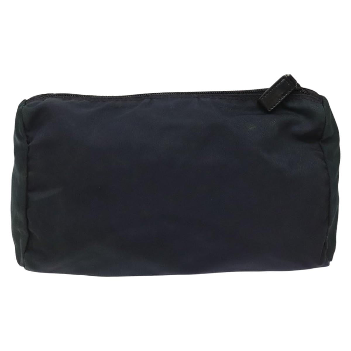 Prada Vintage Pouch Tessuto Navy Nylon Clutche & Pouche Bag (Pre-Loved)