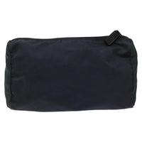 Prada Vintage Pouch Tessuto Navy Nylon Clutche & Pouche Bag (Pre-Loved)