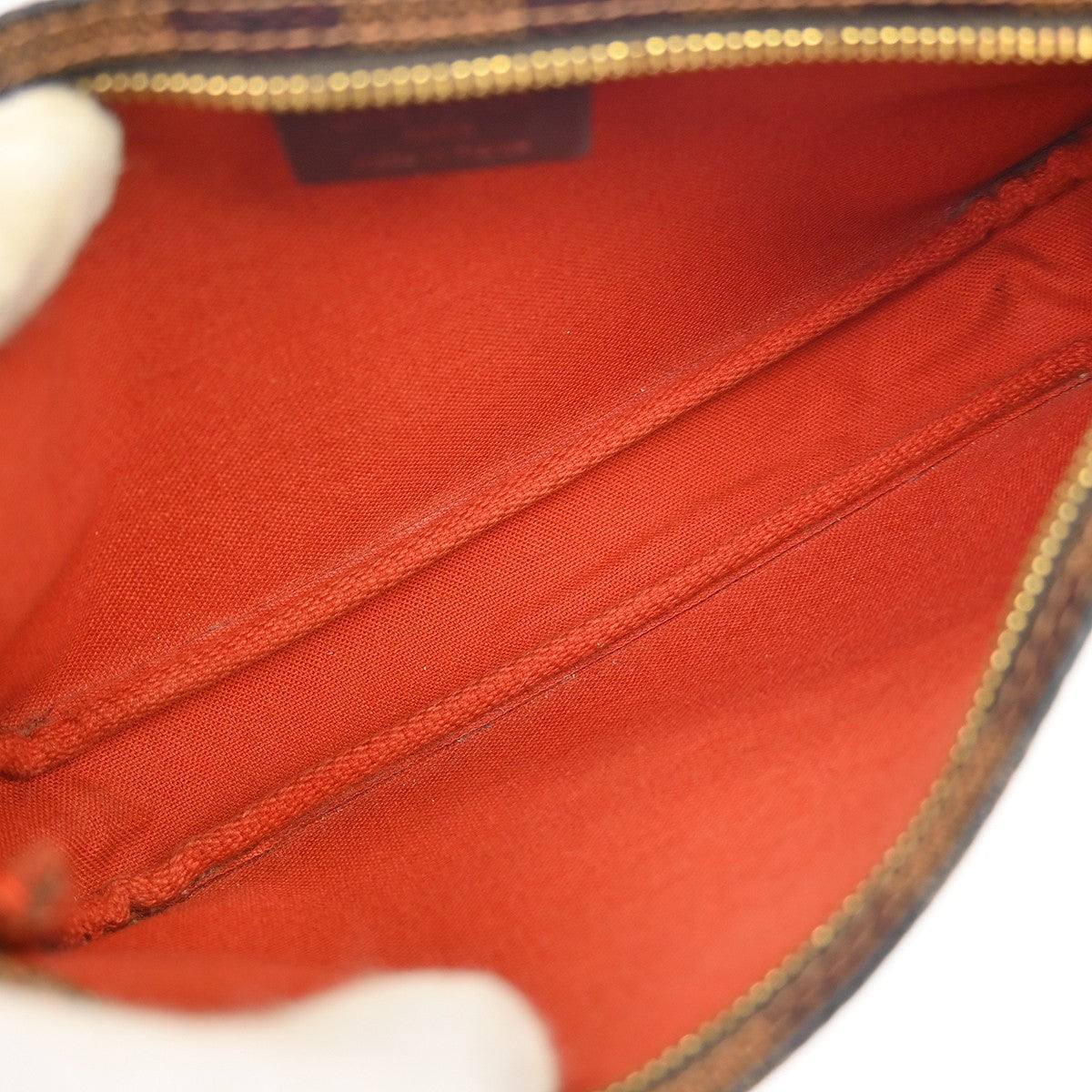 Louis Vuitton Louis Vuitton Navona Pochette Accessoires Damier Brown Canvas Clutche & Pouche Bag (Pre-Loved)