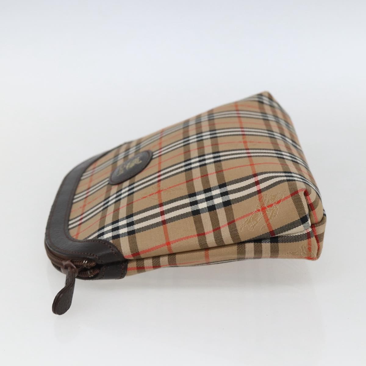 Burberry Nova Check Pochette Canvas Beige Canvas Clutche & Pouche Bag (Pre-Loved)