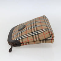 Burberry Nova Check Pochette Canvas Beige Canvas Clutche & Pouche Bag (Pre-Loved)