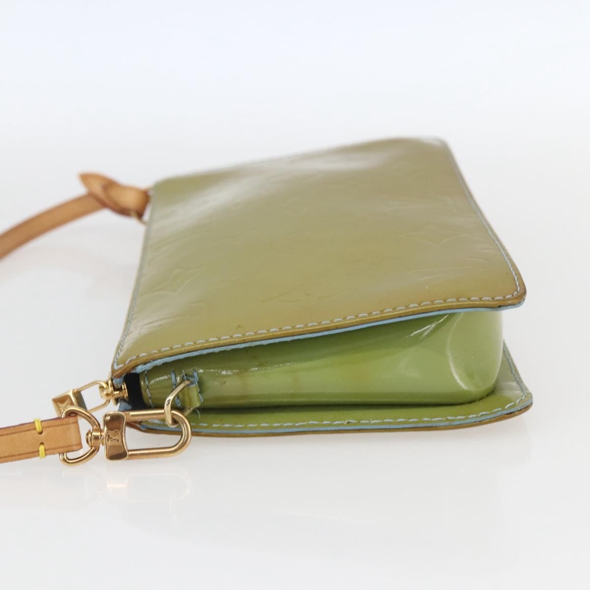 Louis Vuitton Lexington Pochette Monogram Vernis Blue Patent_Leather Clutche & Pouche Bag (Authentic Pre-Loved)