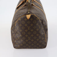 Louis Vuitton Keepall Bag Monogram Canvas Brown Canvas Travel Bag Bag (Authentic Pre-Loved)
