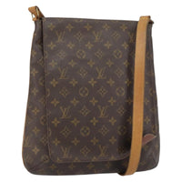 Louis Vuitton Musette Salsa Handbag Monogram Canvas Brown Canvas Shoulder Bag Bag (Authentic Pre-Loved)