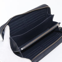 Louis Vuitton Zippy Xl Damier Leather Black Leather Wallets Accessory (Pre-Loved)
