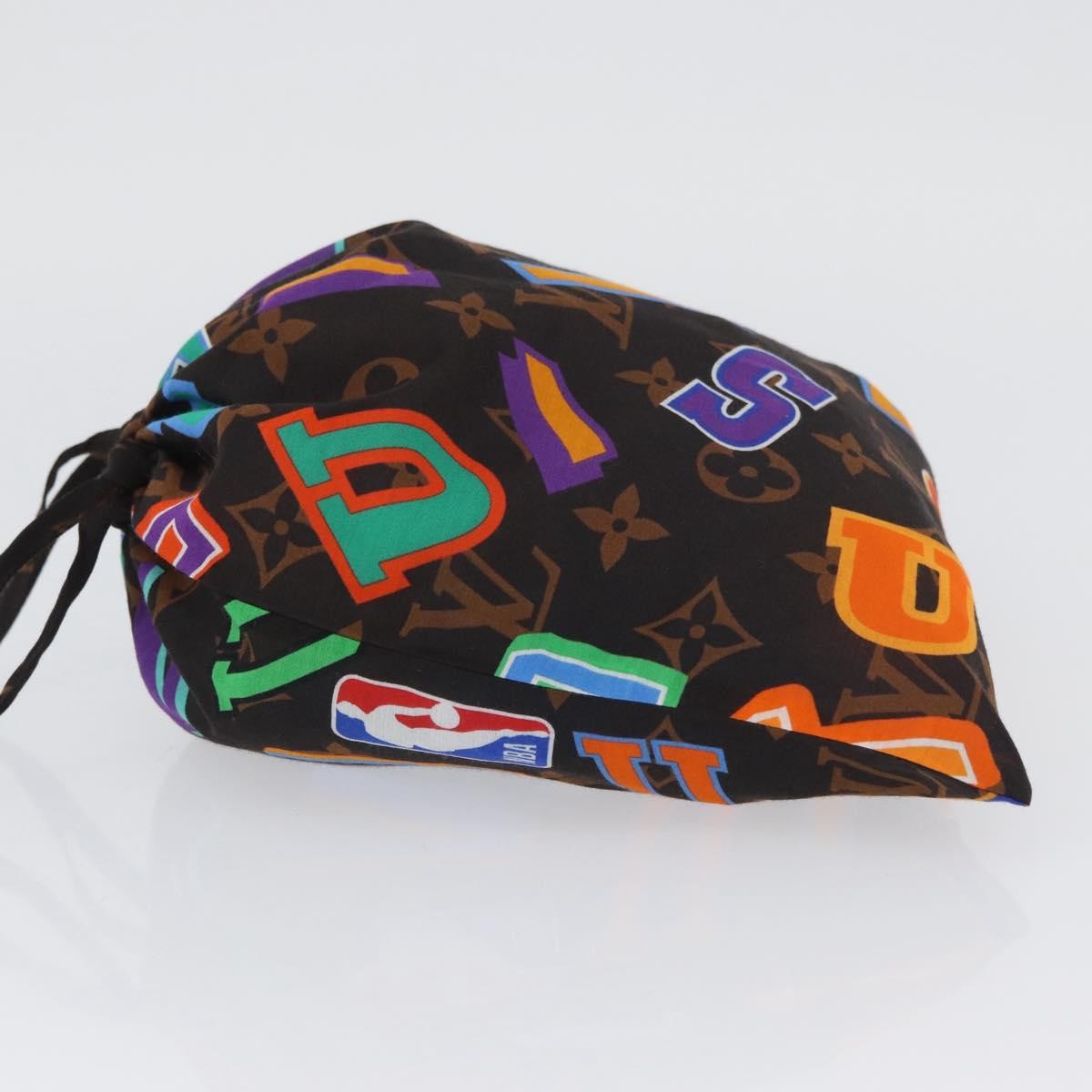 Louis Vuitton X Nba Pouch Monogram Canvas Brown Canvas Clutche & Pouche Bag (Authentic Pre-Loved)