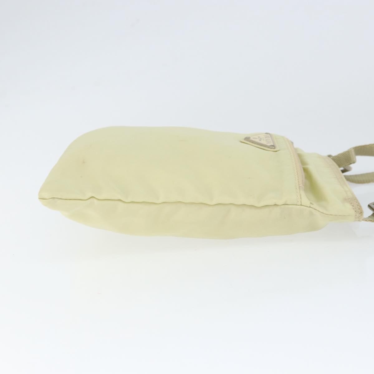 Prada Flat Messenger Bag Tessuto Ecru Nylon Shoulder Bag Bag (Authentic Pre-Loved)