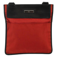 Gucci Front Pocket Messenger Nylon Red Nylon Shoulder Bag Bag (Authentic Pre-Loved)