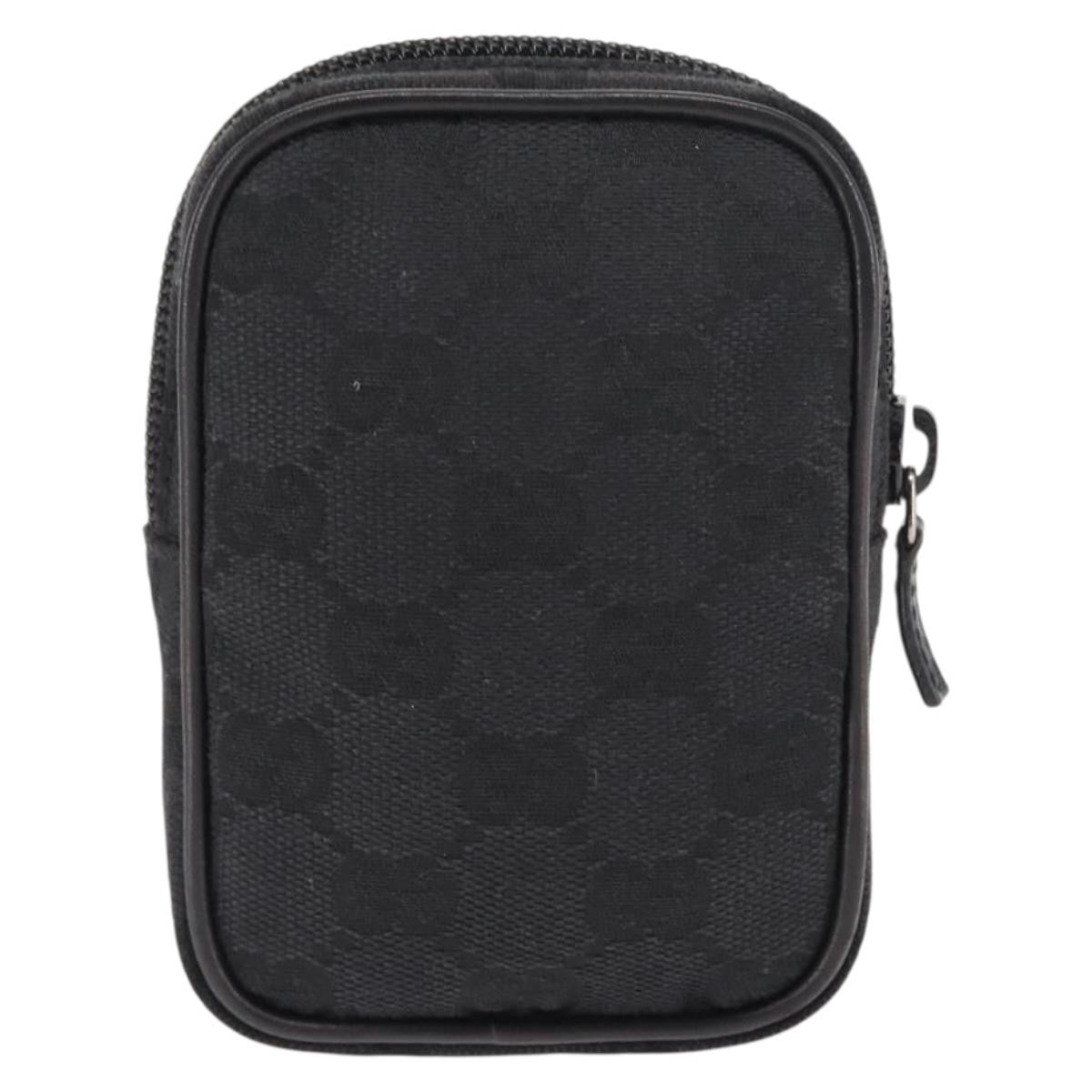 Gucci Gg Canvas Pouch Canvas Black Canvas Clutche & Pouche Bag (Pre-Loved)