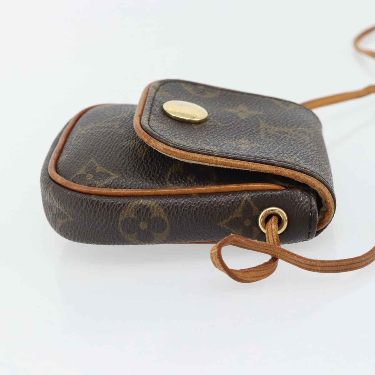 Louis Vuitton Cancun Pochette Monogram Canvas Brown Canvas Clutche & Pouche Bag (Authentic Pre-Loved)