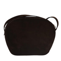 Salvatore Ferragamo Gancini Shoulder Bag Suede Brown Suede Shoulder Bag Bag (Pre-Loved)
