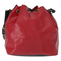 Louis Vuitton Bicolor Petit Noe Handbag Epi Leather Red Leather Shoulder Bag Bag (Authentic Pre-Loved)