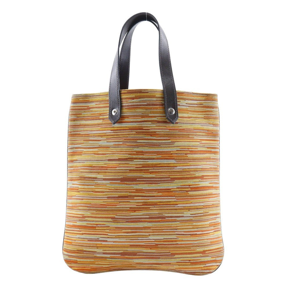 Hermes Ahmedabad Tote Canvas Orange Canvas Tote Bag Bag (Pre-Loved)
