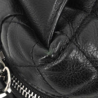 Chanel Chanel Bum Bag Leather Black Leather Handbag (Pre-Loved)