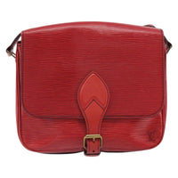 Louis Vuitton Cartouchiere Handbag Epi Leather Red Leather Shoulder Bag Bag (Pre-Loved)
