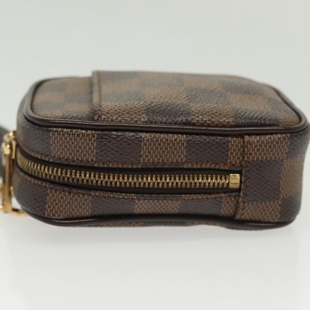 Louis Vuitton Etui Okapi Camera Case Damier Brown Canvas Clutche & Pouche Bag (Authentic Pre-Loved)