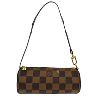 Louis Vuitton Louis Vuitton Papillon Pochette Damier Brown Canvas Clutche & Pouche Bag (Pre-Loved)