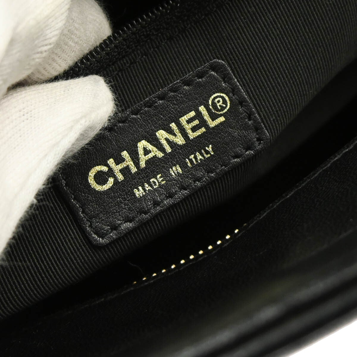 Chanel Chocolate Bar Cc Tote Quilted Leather Black Leather Tote Bag Bag (Authentic Pre-Loved)