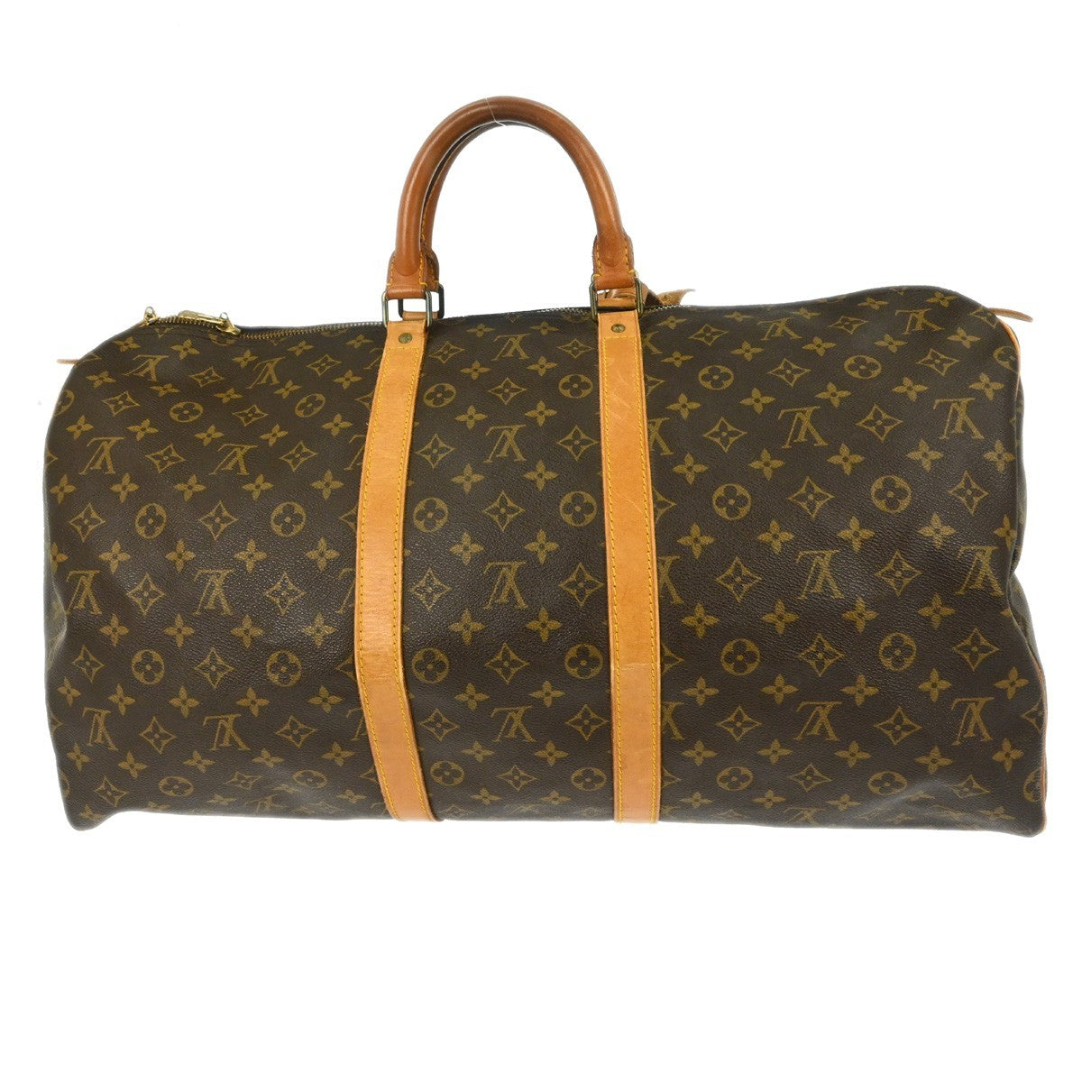 Louis Vuitton Louis Vuitton Keepall Bag Monogram Canvas Brown Canvas Travel Bag Bag (Authentic Pre-Loved)