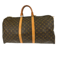 Louis Vuitton Louis Vuitton Keepall Bag Monogram Canvas Brown Canvas Travel Bag Bag (Authentic Pre-Loved)
