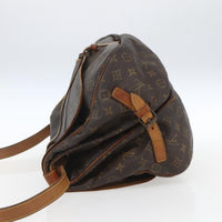 Louis Vuitton Saumur Handbag Monogram Canvas Brown Canvas Shoulder Bag Bag (Authentic Pre-Loved)