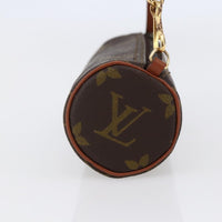 Louis Vuitton Papillon Pochette Monogram Canvas Brown Canvas Clutche & Pouche Bag (Pre-Loved)