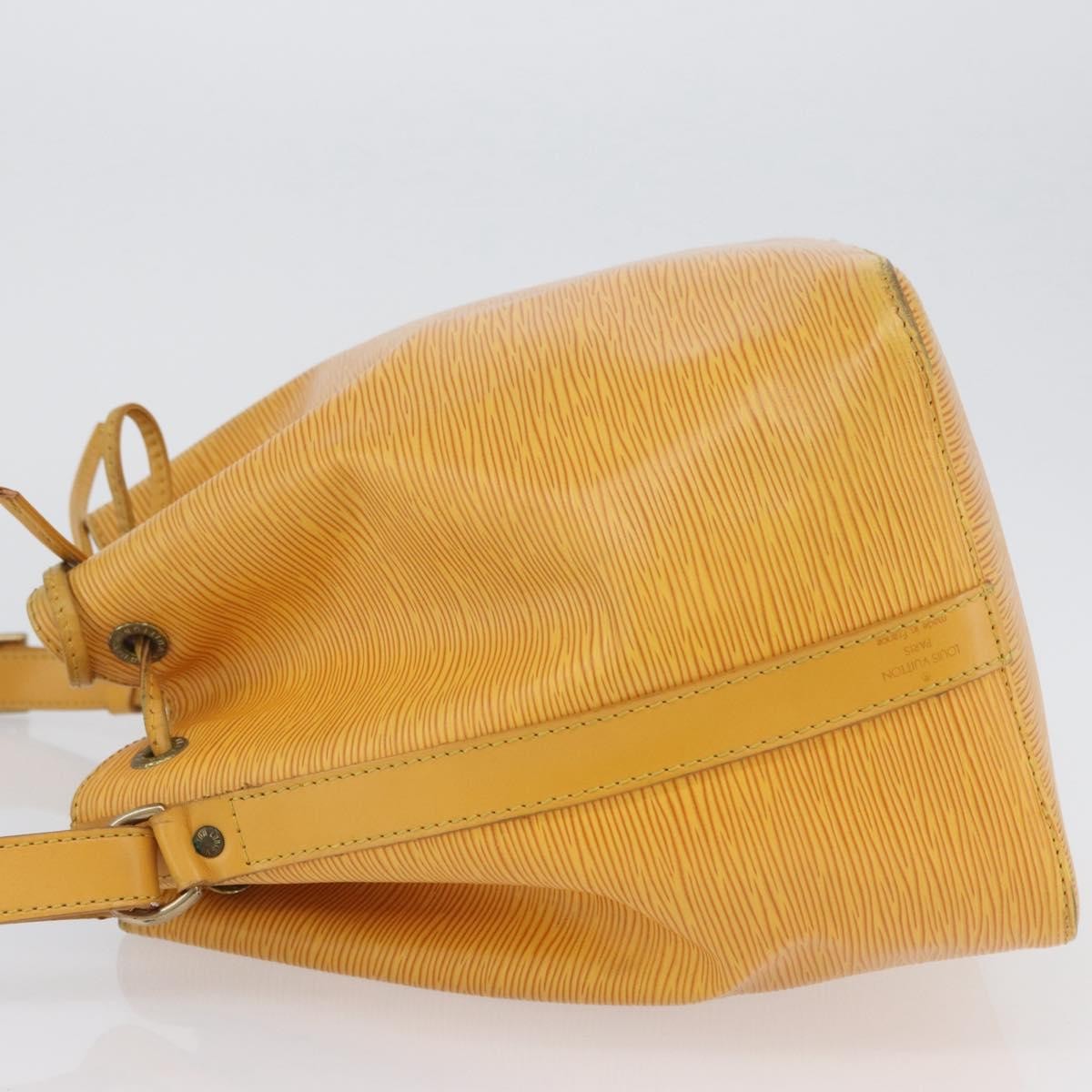 Louis Vuitton Petit Noe Handbag Epi Leather Yellow Leather Shoulder Bag Bag (Authentic Pre-Loved)