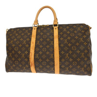 Louis Vuitton Louis Vuitton Keepall Bandouliere Bag Monogram Canvas Brown Canvas Travel Bag Bag (Authentic Pre-Loved)