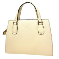 Gucci Soho Shoulder Bag Leather White Leather Handbag (Pre-Loved)