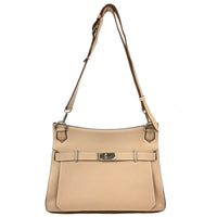 Hermes Jypsiere Bag Clemence Beige Leather Shoulder Bag Bag (Pre-Loved)