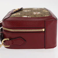 Gucci Doraemon Ophidia Zip Around Camera Bag Printed Mini Gg Coated Canvas Beige Canvas Shoulder Bag Bag (Pre-Loved)
