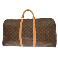 Louis Vuitton Louis Vuitton Keepall Bag Monogram Canvas Brown Canvas Travel Bag Bag (Pre-Loved)