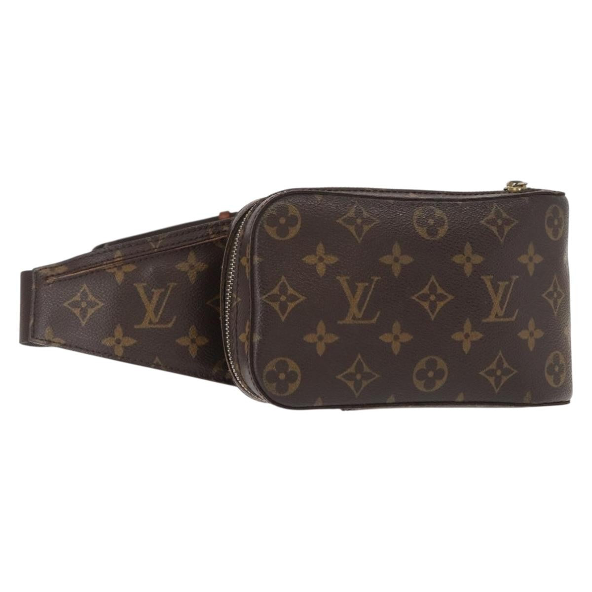 Louis Vuitton Geronimos Waist Bag Monogram Canvas Brown Canvas Shoulder Bag Bag (Authentic Pre-Loved)