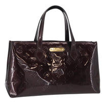 Louis Vuitton Wilshire Handbag Monogram Vernis Burgundy Patent_Leather Tote Bag Bag (Authentic Pre-Loved)