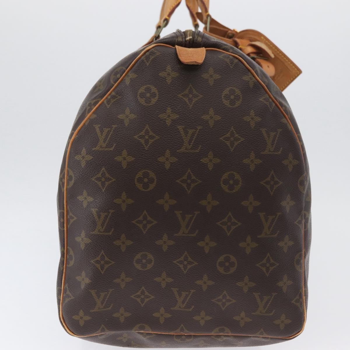 Louis Vuitton Keepall Bag Monogram Canvas Brown Canvas Travel Bag Bag (Pre-Loved)
