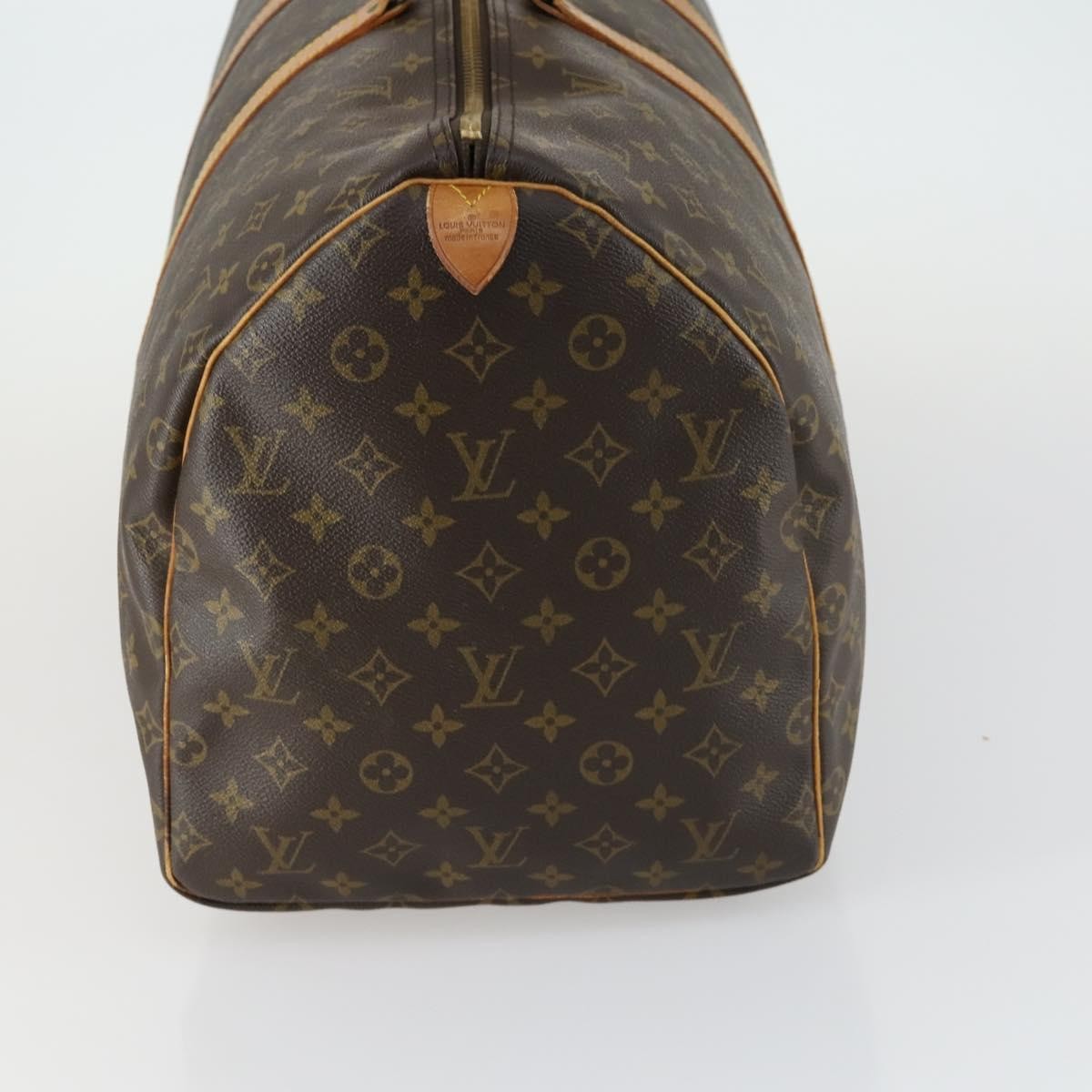 Louis Vuitton Keepall Bag Monogram Canvas Brown Canvas Travel Bag Bag (Pre-Loved)