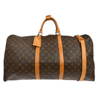 Louis Vuitton Louis Vuitton Keepall Bandouliere Bag Monogram Canvas Brown Canvas Travel Bag Bag (Pre-Loved)